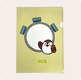 イクスカすずめクリアファイル(市バス)