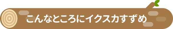こんなところにイクスカすずめ